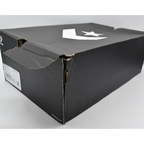 Converse Mens 12 Chuck Taylor All Star Black Grey Patchwork High Top Sneakers - Picture 9 of 13